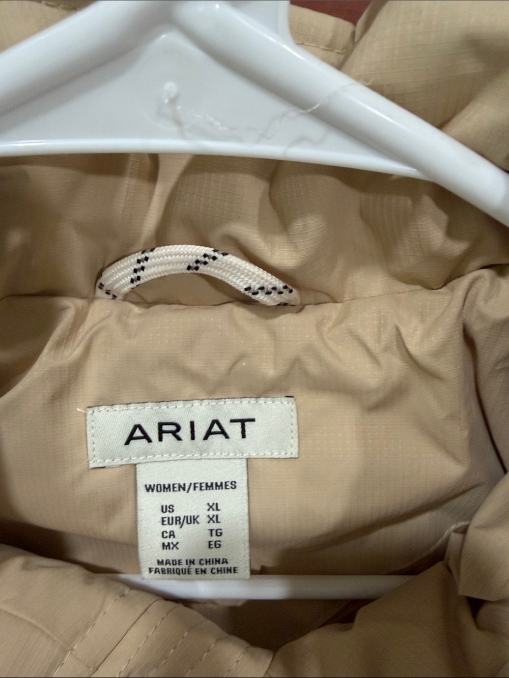 Ariat Tan & Turquoise Southwestern Quilted Jacket - Picture 2 of 3